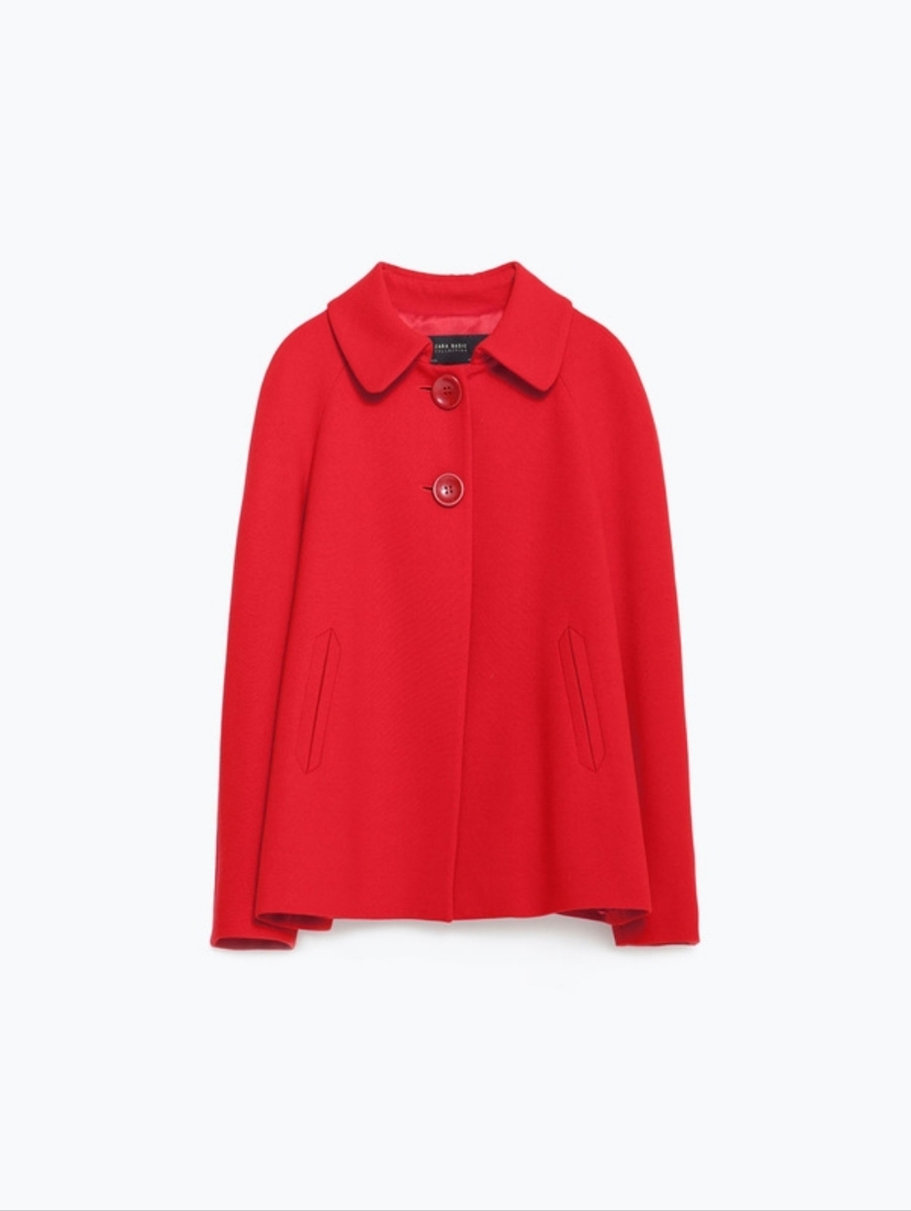 Zara Red Back Pleat Jacket Blazer ASO Princess of Wales
